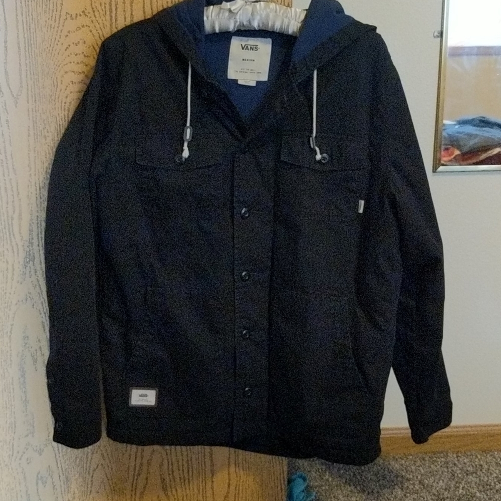 Vans canvas black, light jacket